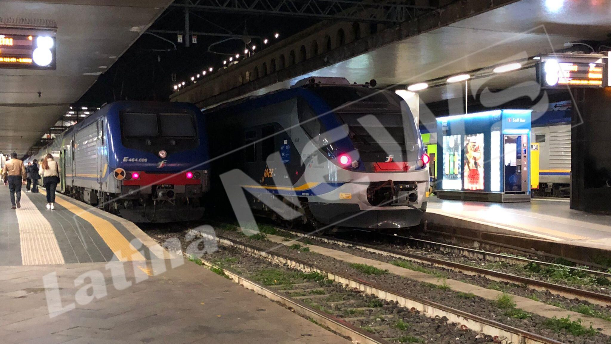 Stazione termini treno notte