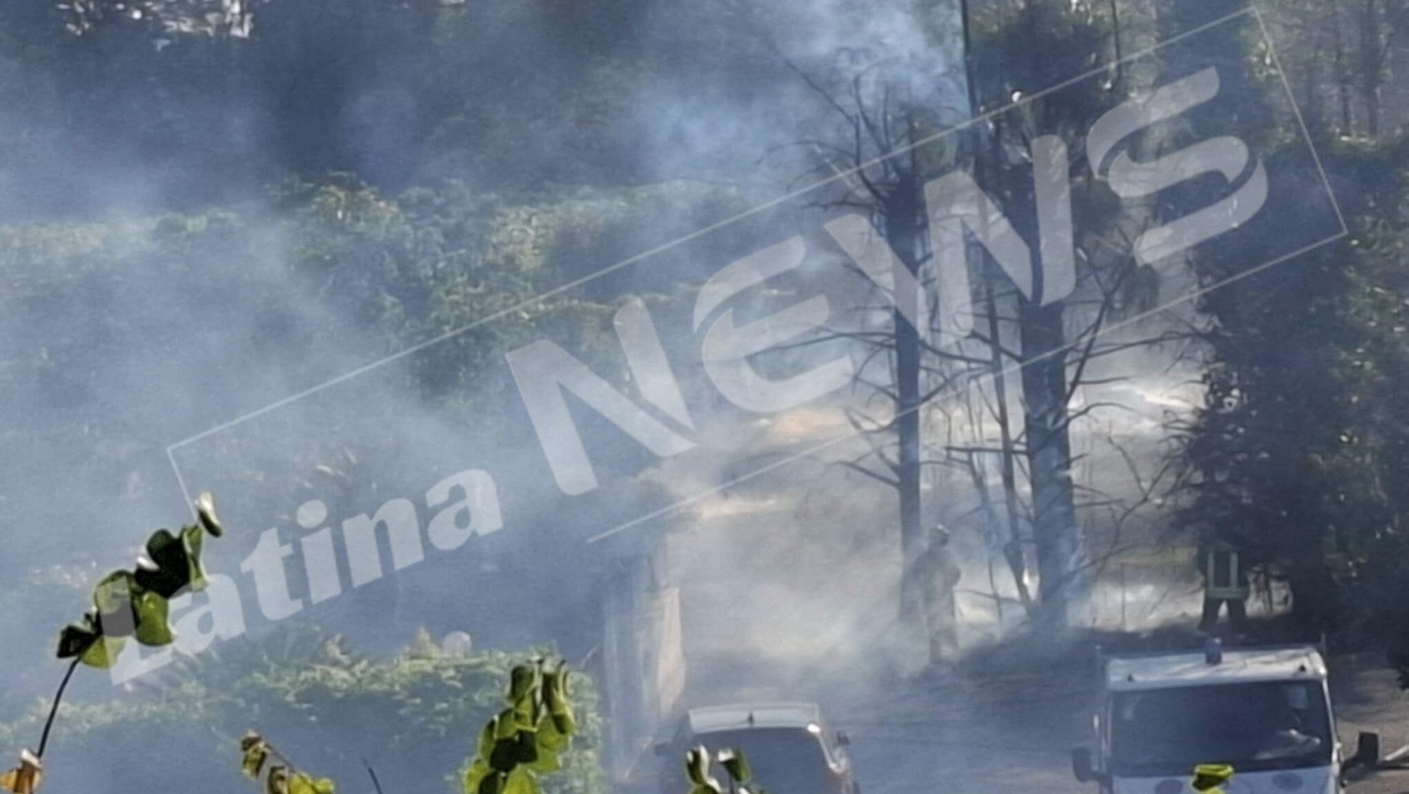 incendio Latina 15luglio