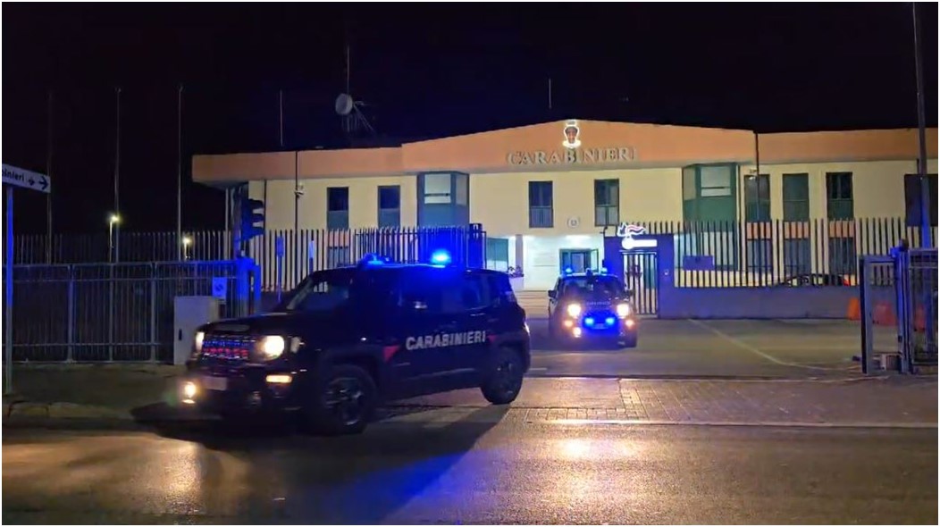 Terracina caserma notte Carabinieri