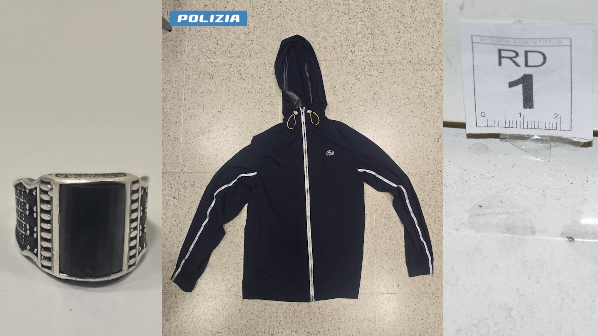 polizia latina rapina tabaccaio