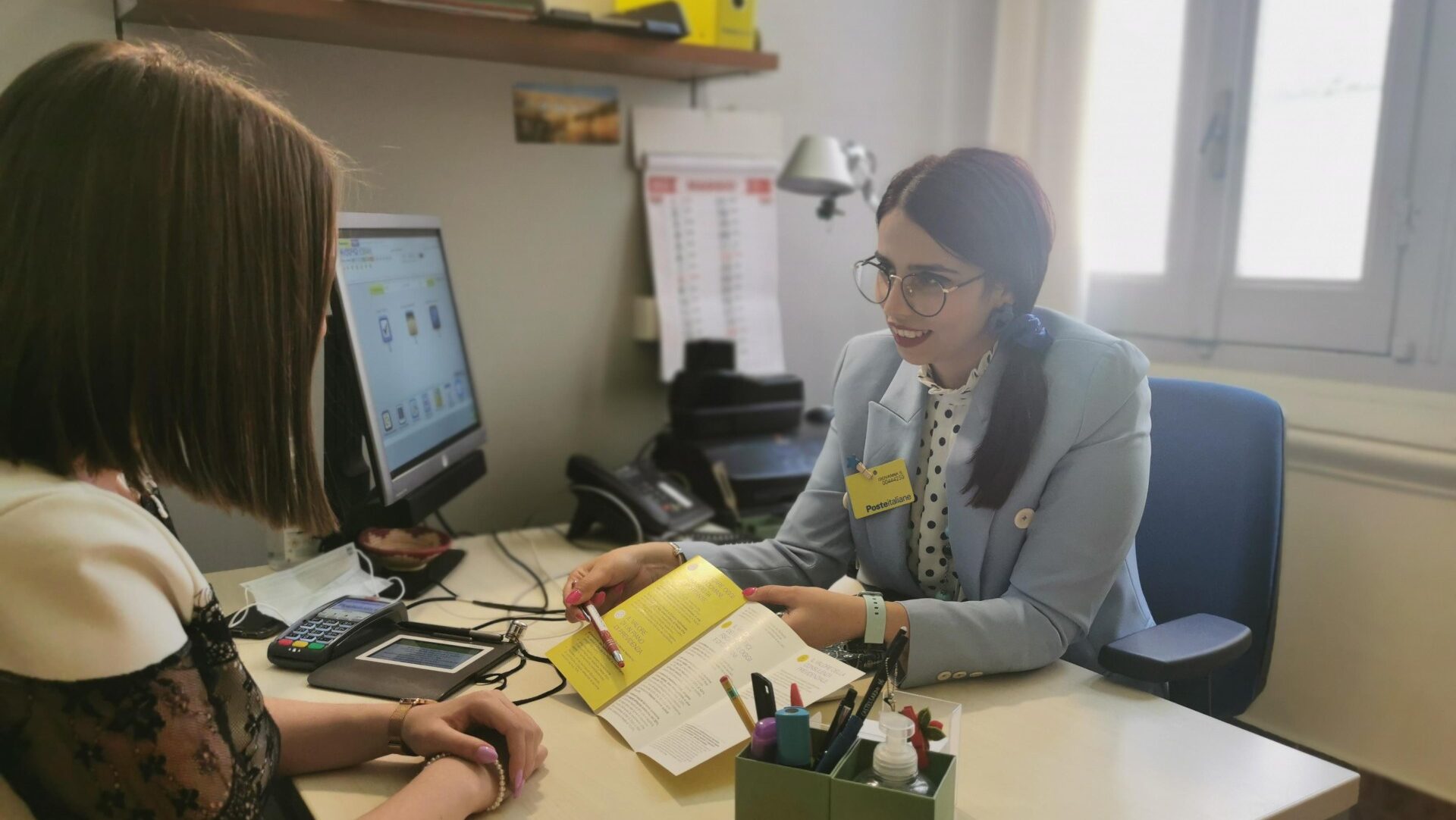 Una consulente di Poste Italiane
