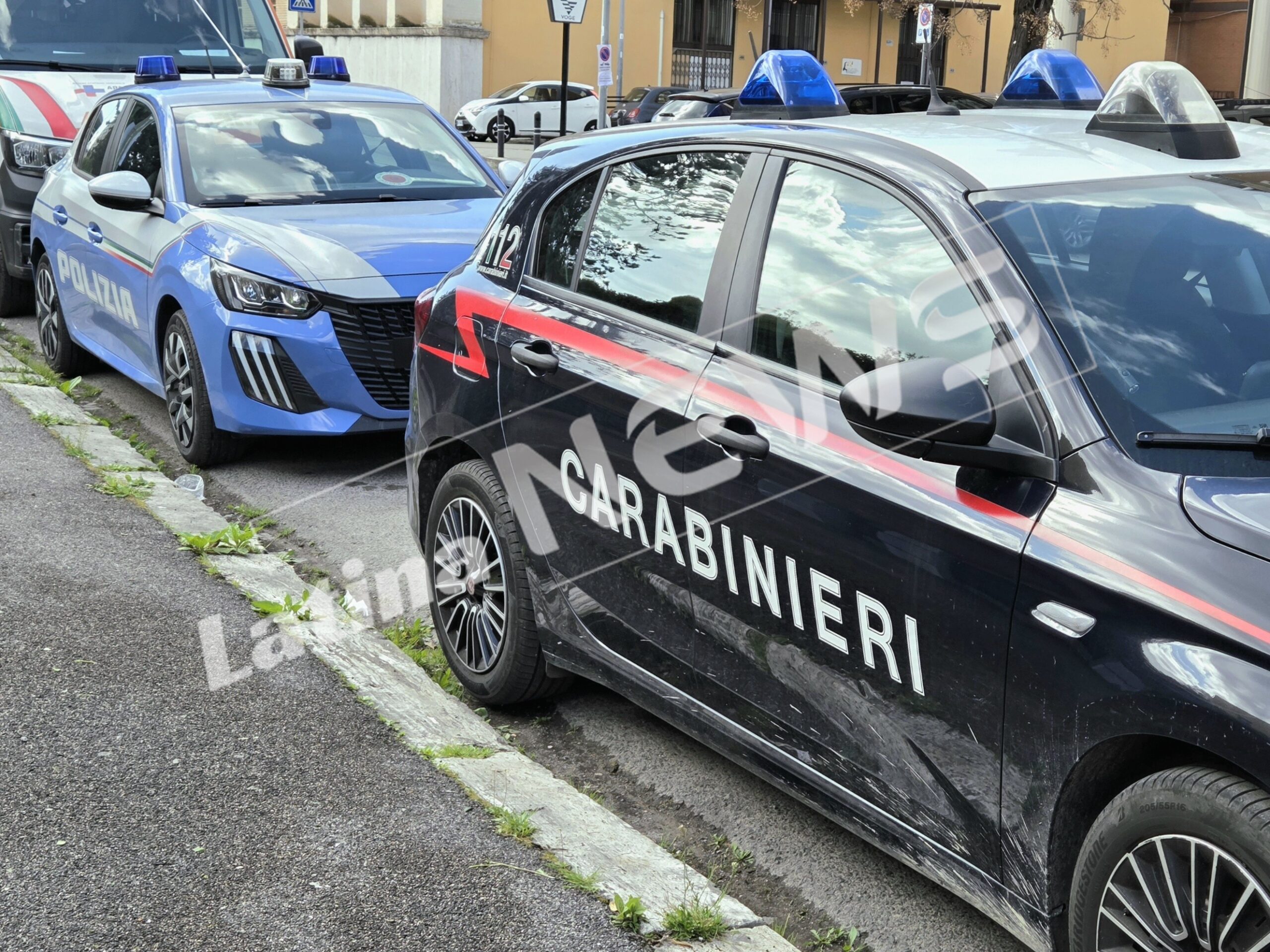 LATINA carabinieri e polizia pattuglie generica