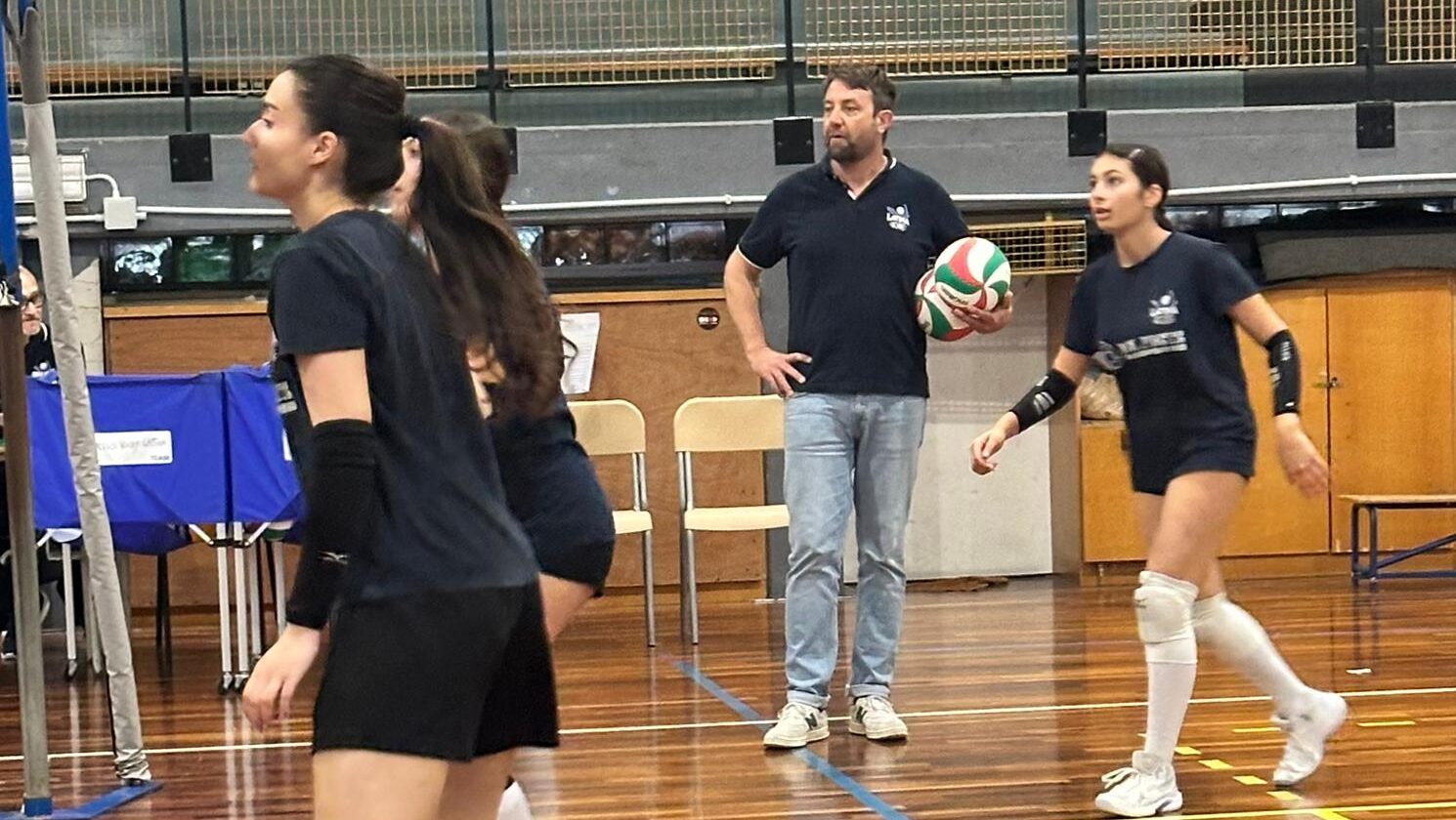 LUCA SCHIVO DURANTE UN ALLENAMENTO