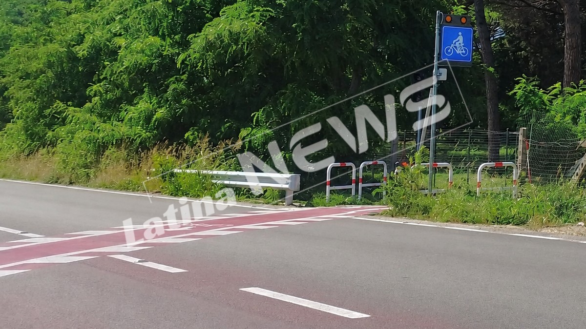 pista ciclabile fondi flacca aperta